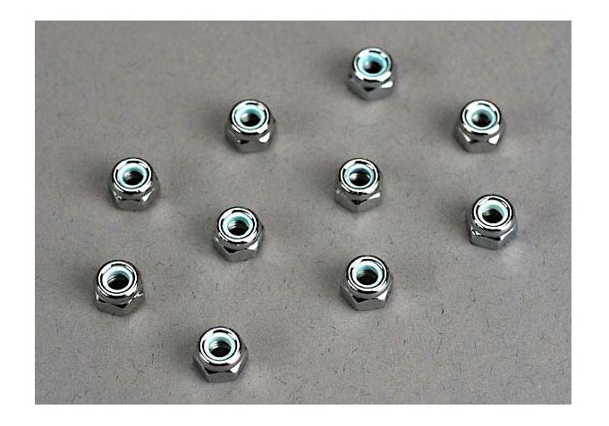 Traxxas 1747 Nylon Locking Nut 4mm (10 pcs)