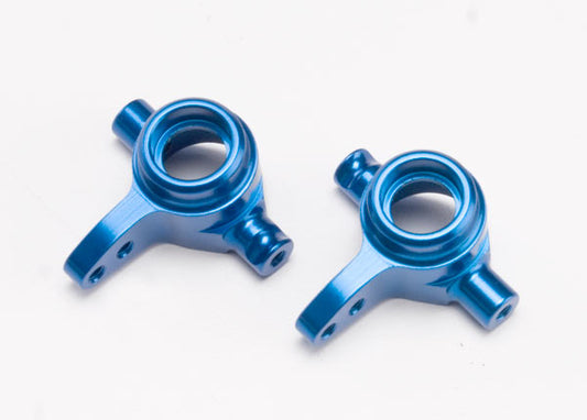Traxxas Aluminum Steering Blocks (Left and Right) Blue #6837X