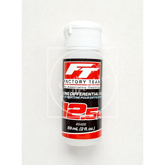 Factory Team Associated Silicone Diff Fluid 12,500 12.5K cSt #5466 2 fl.oz.