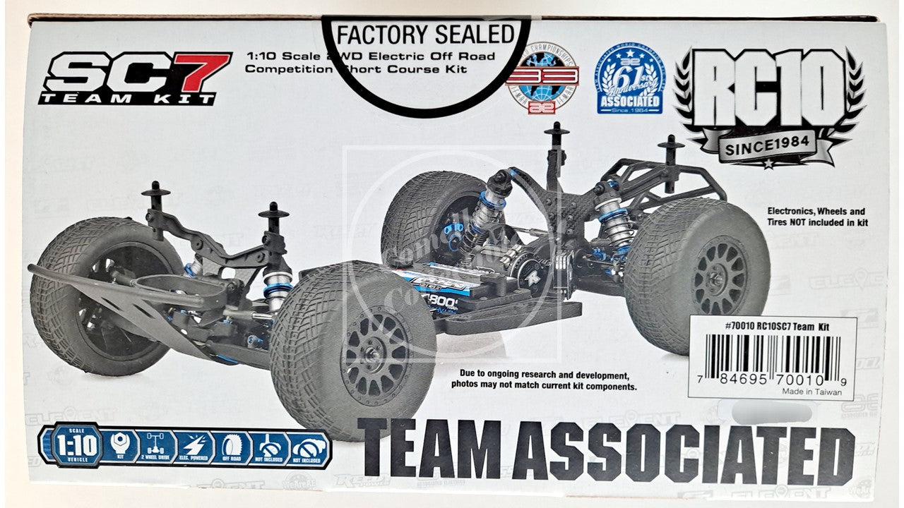 Team Associated RC10 SC7 Team Kit Short Course Truck 2WD 1:10 Electric #70010