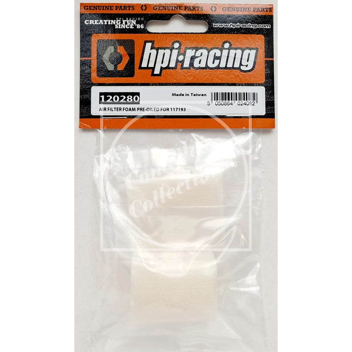 HPI Racing Pre-Oiled Air Filter Foam for 12-18 Air Cleaner 120280