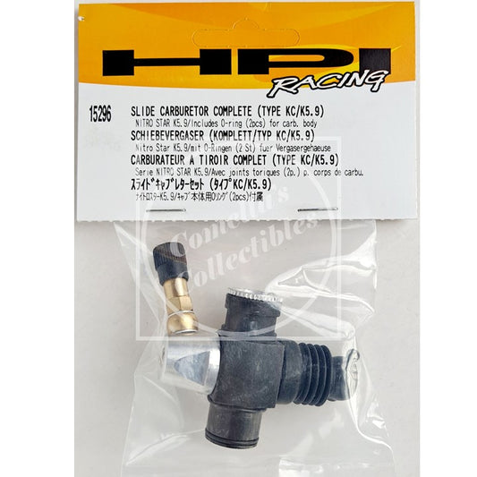 HPI Racing Complete Slide Carburetor Type KC/K5.9 with 2x O-Rings 15296