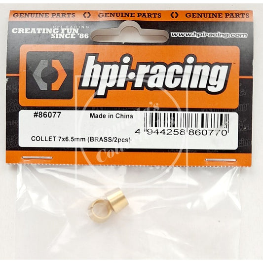 HPI Racing Brass Collet 7 x 6.5mm, 21 Size, (2 pcs) 86077
