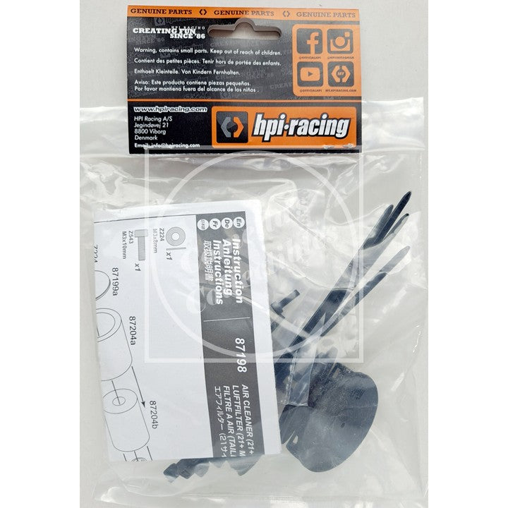 HPI Racing Air Cleaner for .21+ Engines 87198