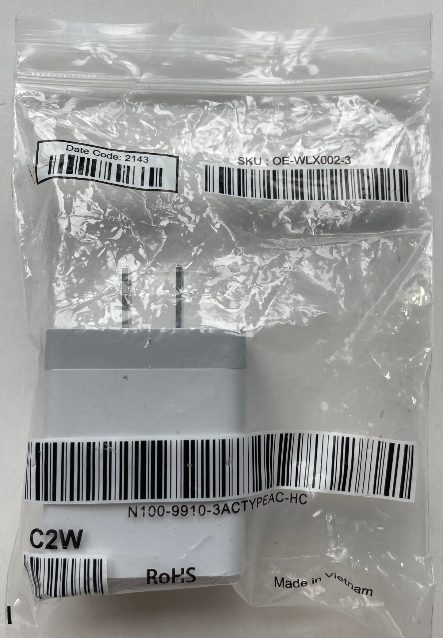 InterTek OEM Wall Charger USB-A 2143