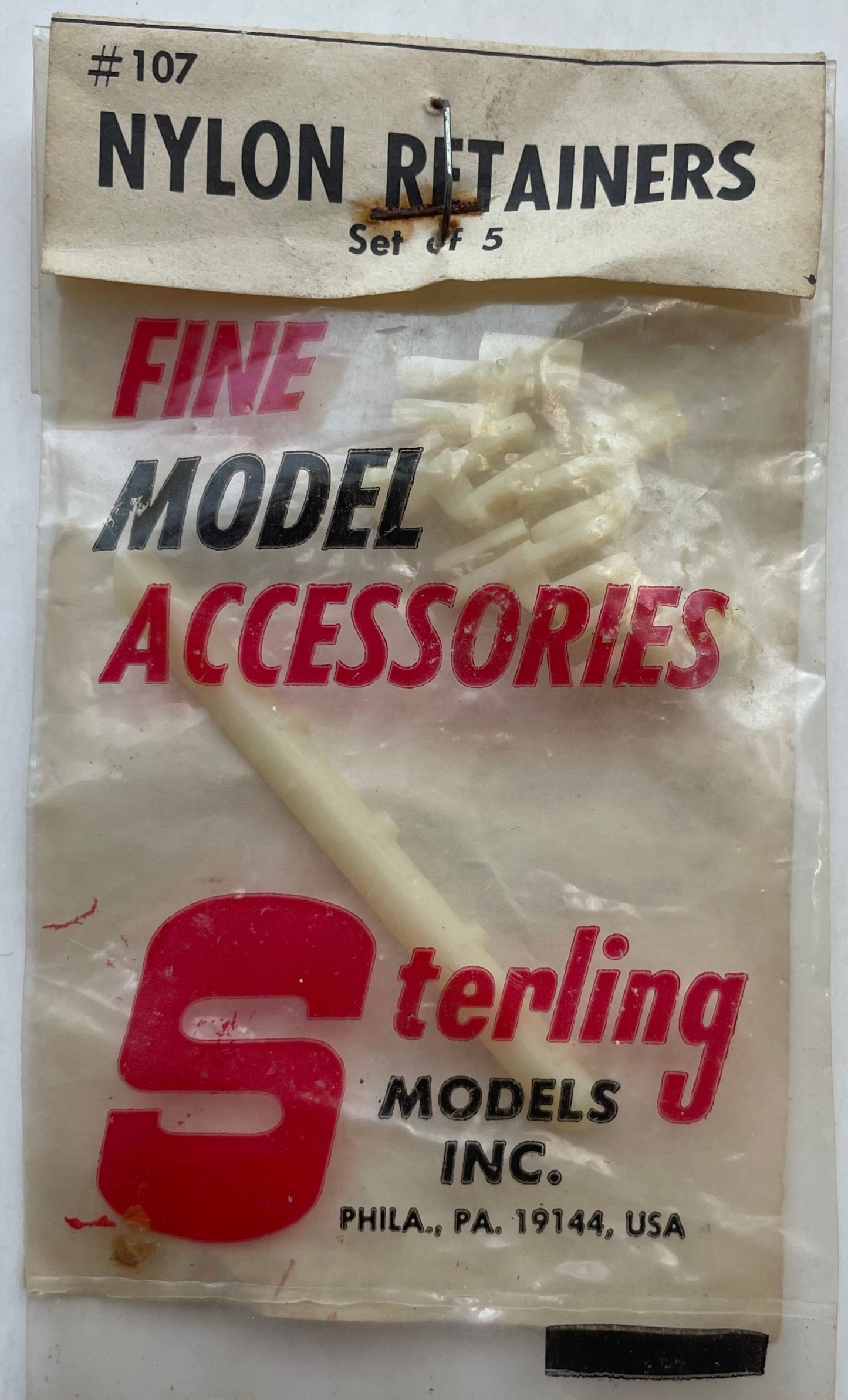 Sterling Models Nylon Pushrod Retainers (5 pcs) #107