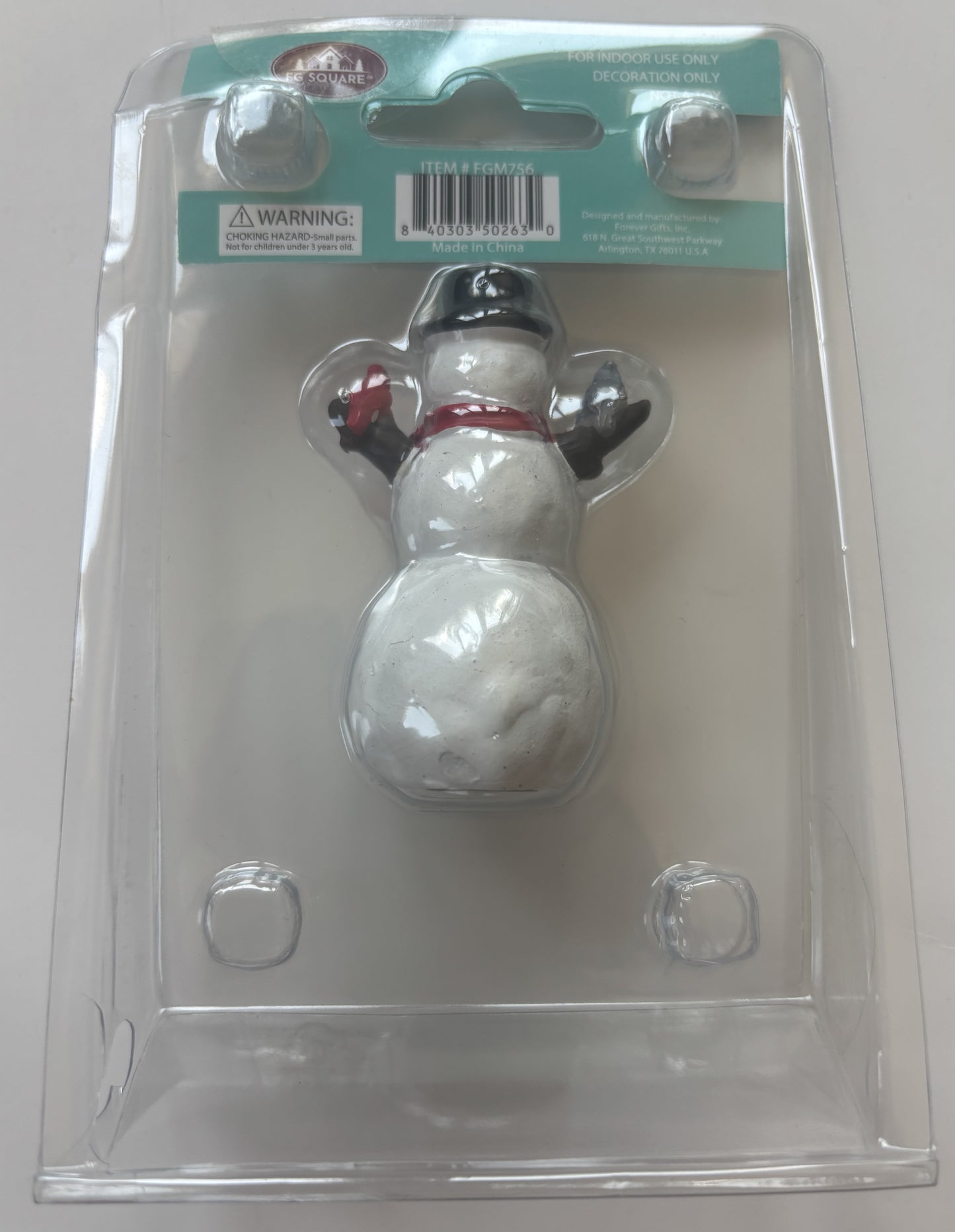 FG Square Snowman and Cardinal SKU# M-FGM756