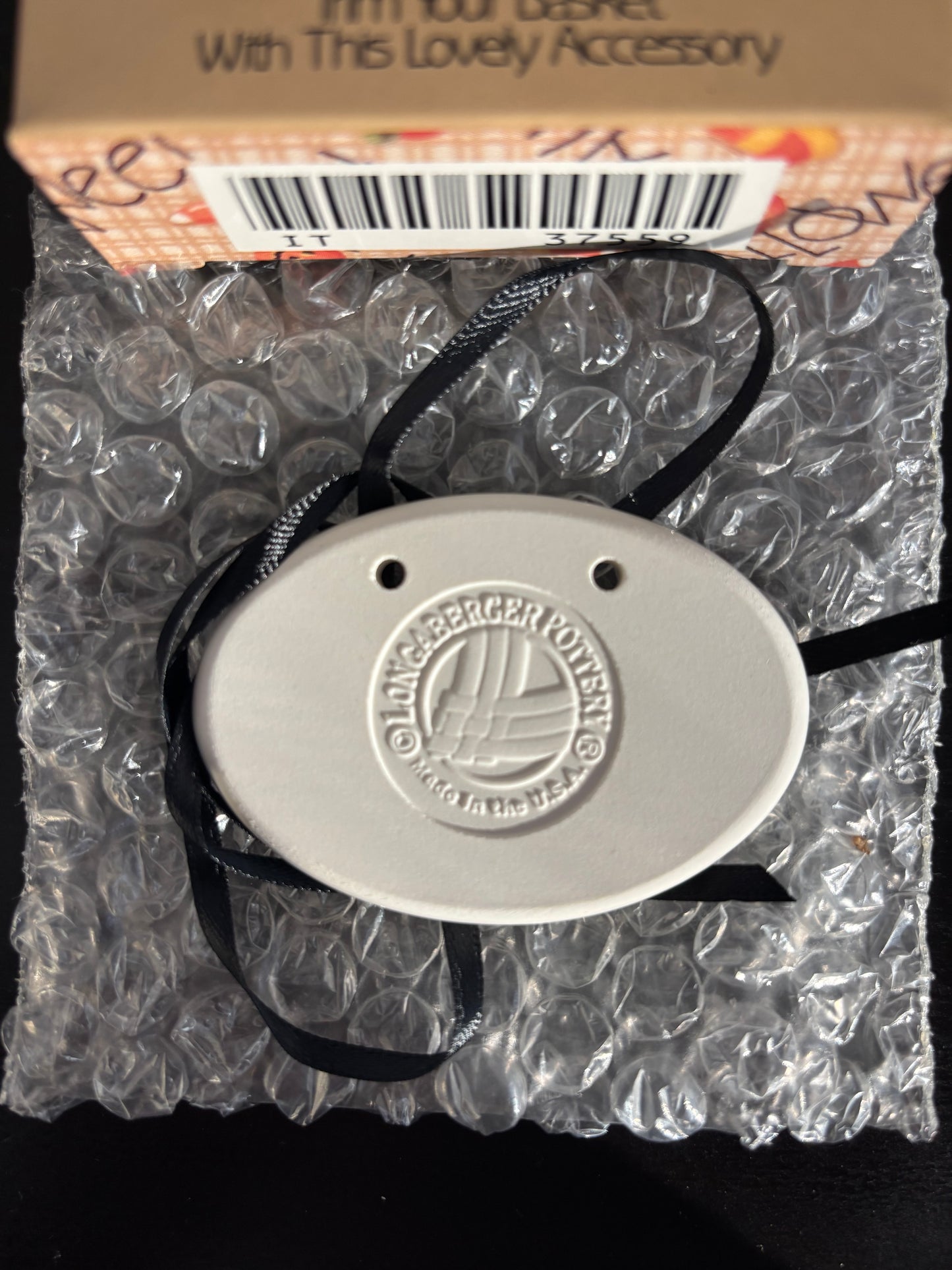 Longaberger Happy Halloween Basket Tie On - NIB #37559