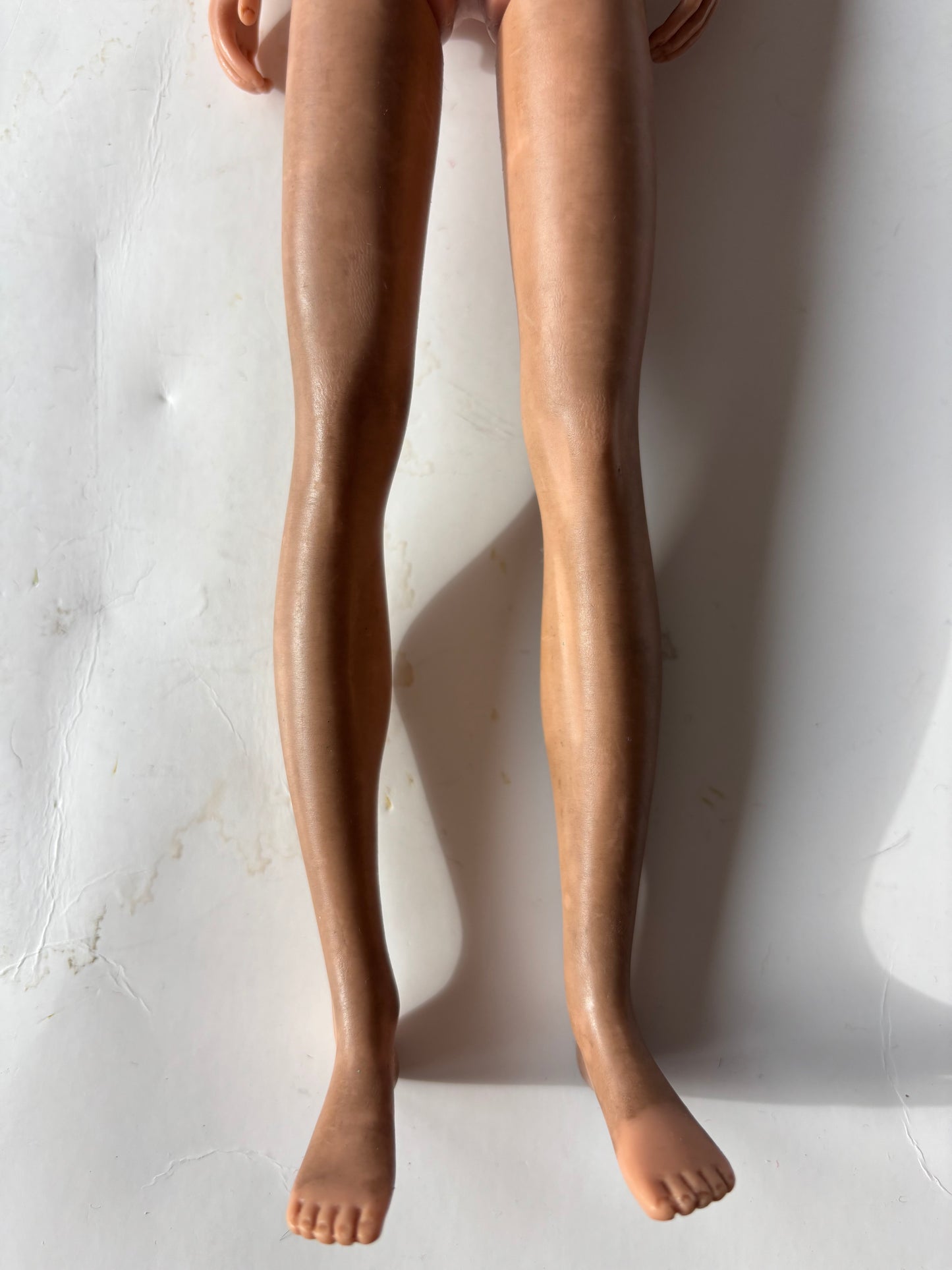 Mattel Vintage 1960s #4 Blonde Ponytail Barbie MCMLVIII and Vintage Ken Doll - MCMLX