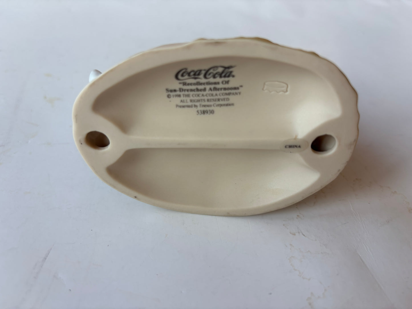 Vintage Coca Cola Reflections of a Sun Drenched Afternoon Figurine