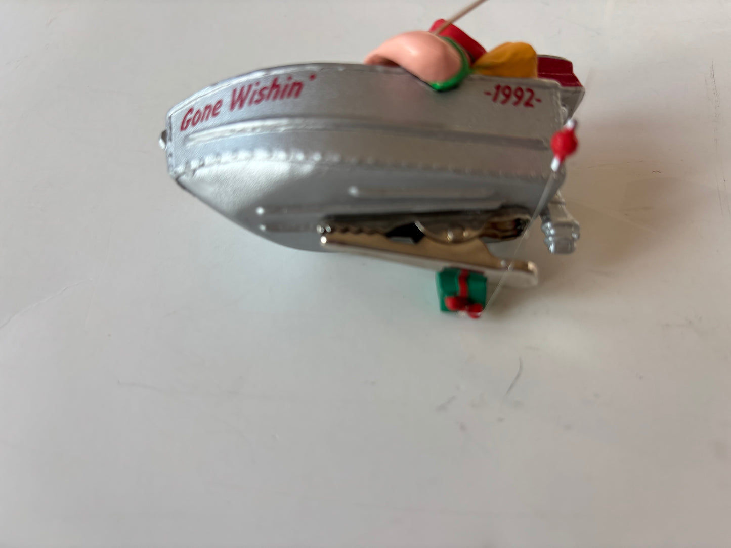 Vintage Hallmark 1992 Gone Fishing Clip On Ornament