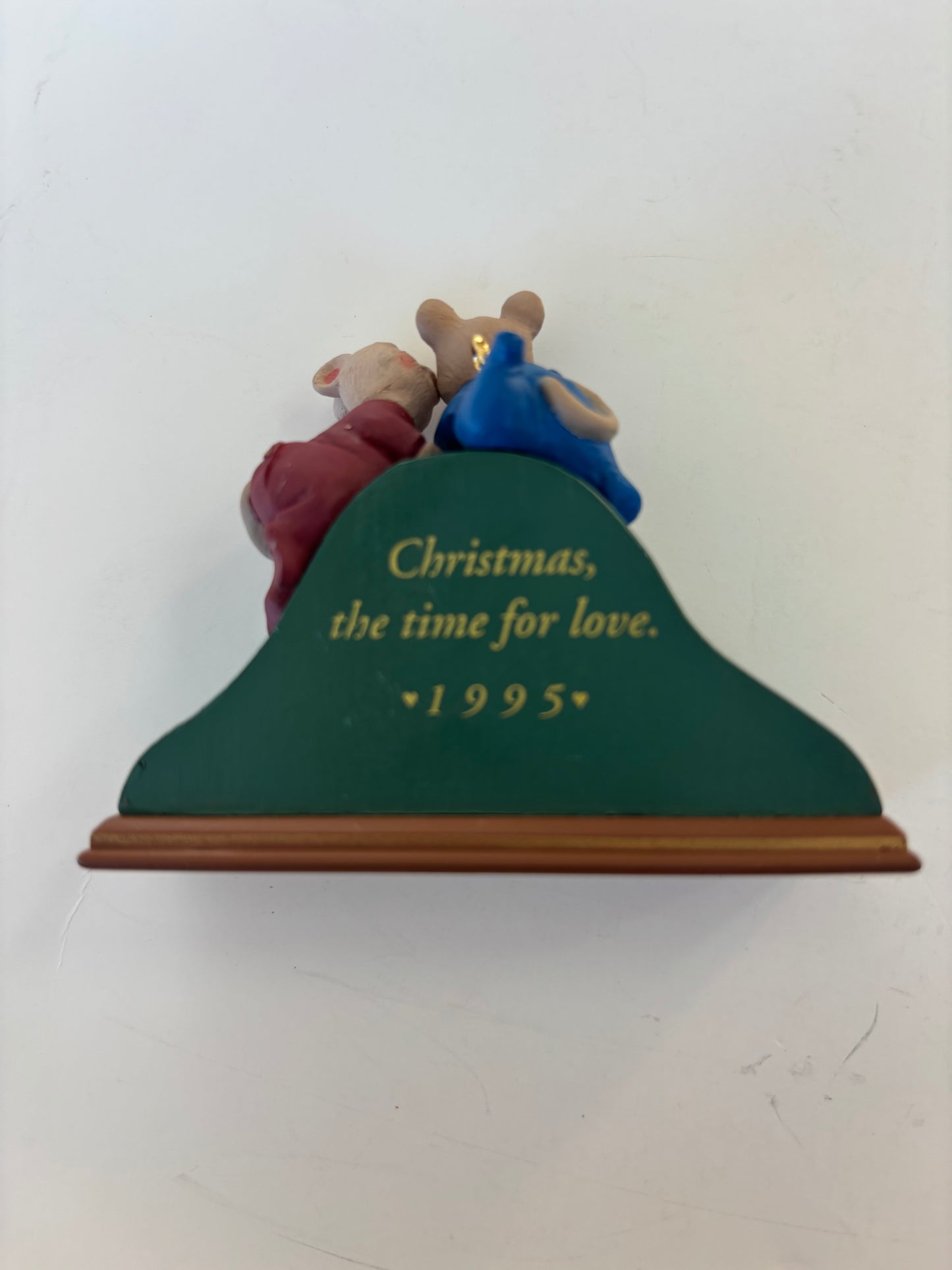 Vintage Hallmark 1995 Christmas, The Time for Love Ornament