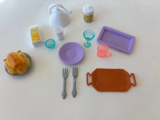 Barbie Miscellaneous Kitchen Items (Set of 13)
