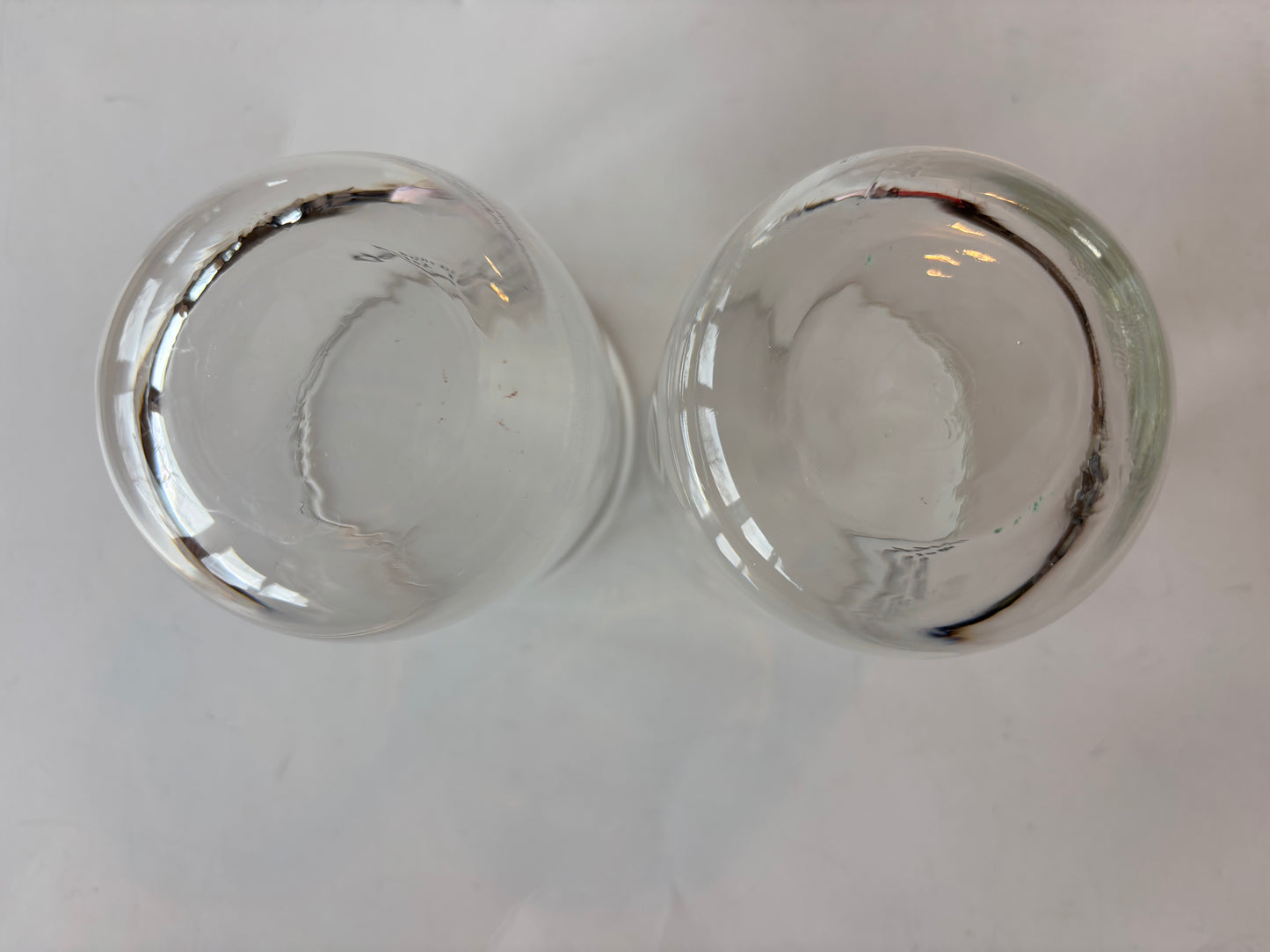 Vintage Golden Buff Motor Lodge Boulder Glasses (set of 2)