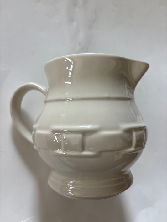 Longaberger Woven Traditions - Ivory 1 Quart Pitcher