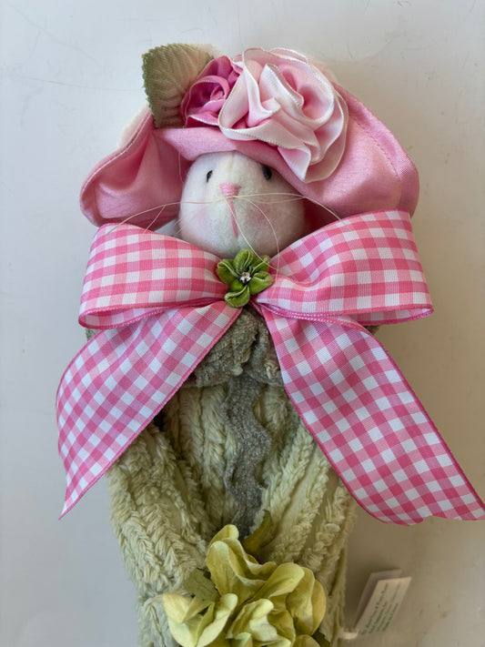 Raz Imports Miss Rabbit Decorative Figurine w/tags