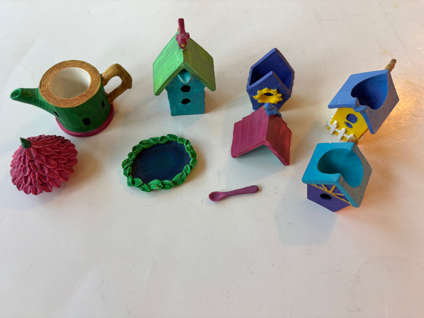 Russ Home Tweet Home Miniature Tea Set