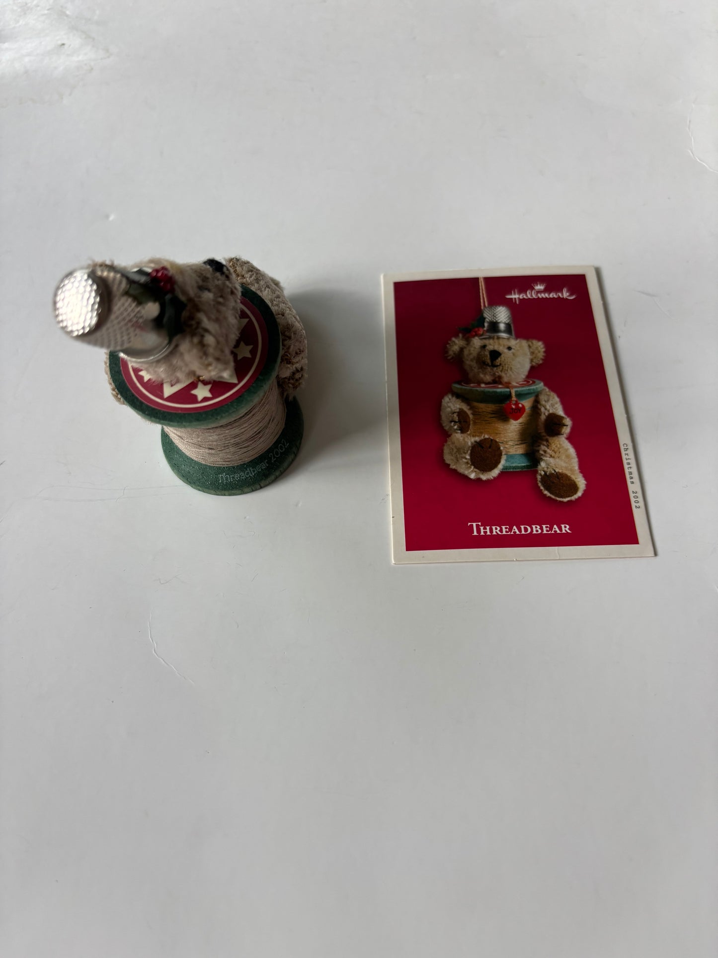 Hallmark Keepsake 2002 ThreadBear Ornament - NIB