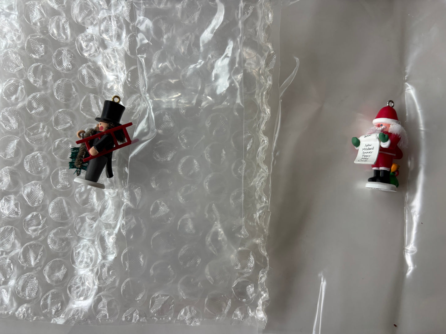 Hallmark Keepsake 1999 & 2000 Nutcracker Guild Miniature ornaments - NIB
