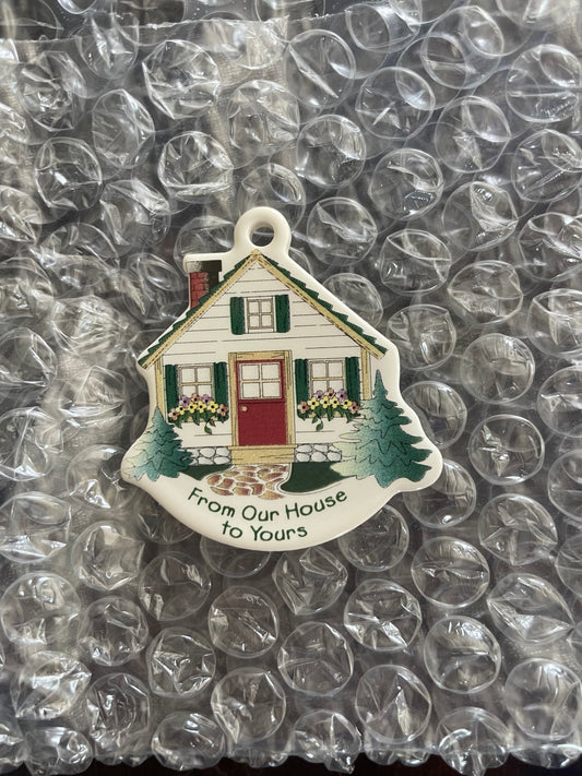 Longaberger From Our House to Yours basket Tie On - #35718 - NIB