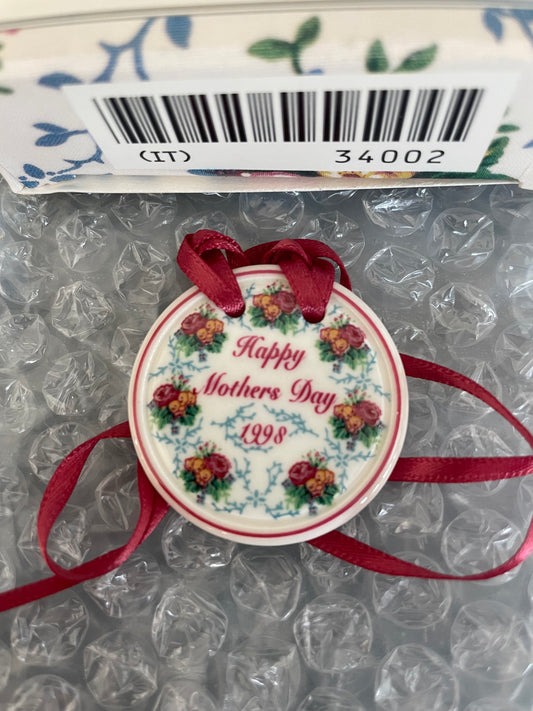 Longaberger 1998 Mother's Day Basket Tie On - #34002 - NIB