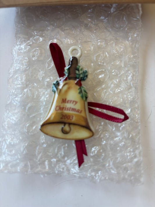 Longaberger 2003 Merry Christmas Basket Tie On - NIB #27872