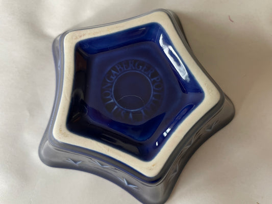 Longaberger 2003 Proudly American Navy Blue Ramekin