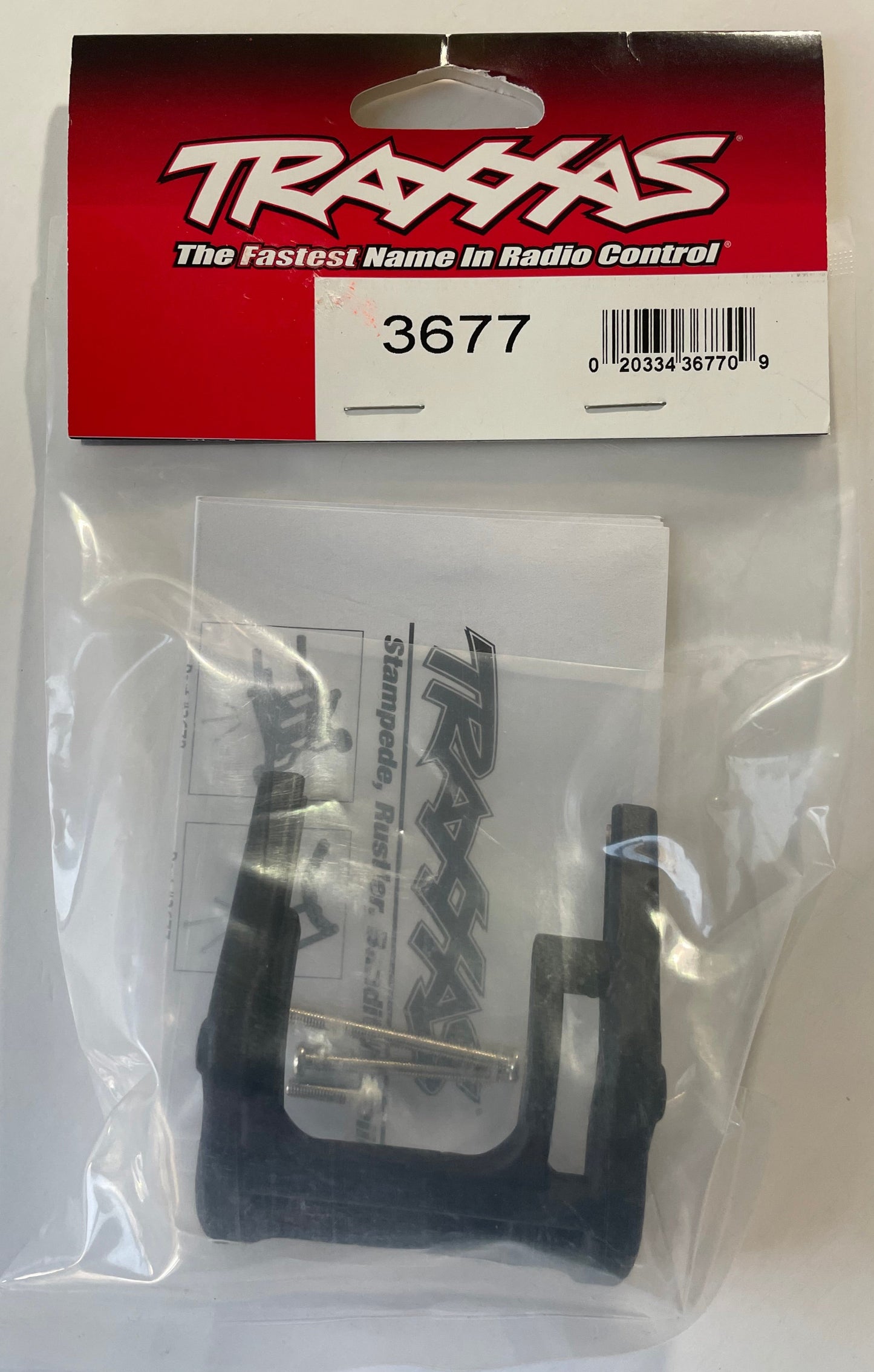 Traxxas Black Wheelie Bar Mount #3677