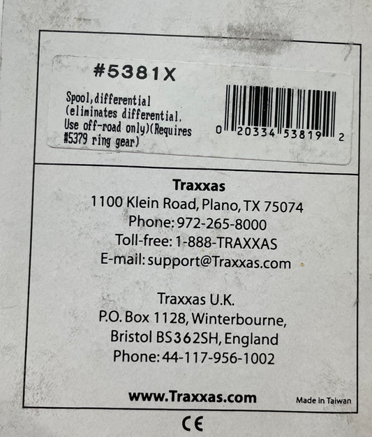 Traxxas Differential Spool #5381X
