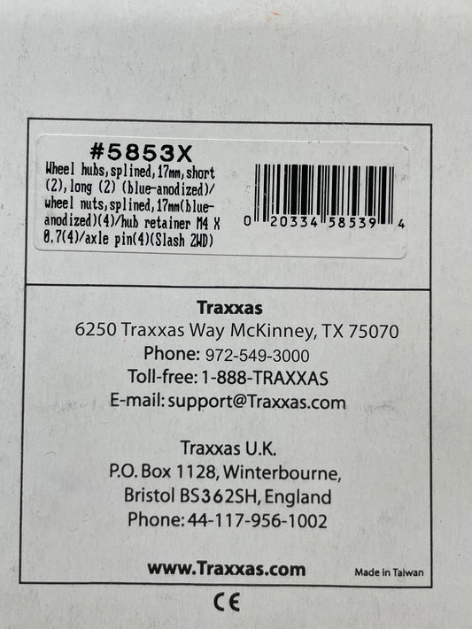 Traxxas 17mm Blue-Anodized Hex Adapters #5853X