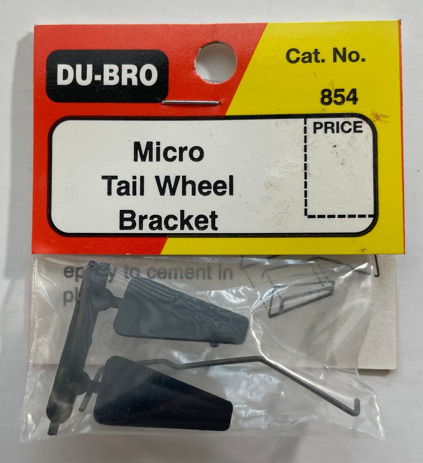 Du-Bro Micro Tail Wheel Bracket #854