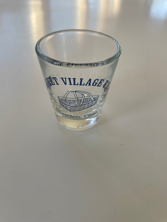 Longaberger Basket Village USA Shot Glass