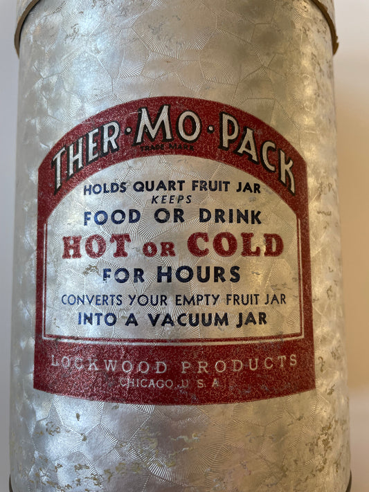 Vintage Ther Mo Pack Cannister by Lockwood Products Chicago
