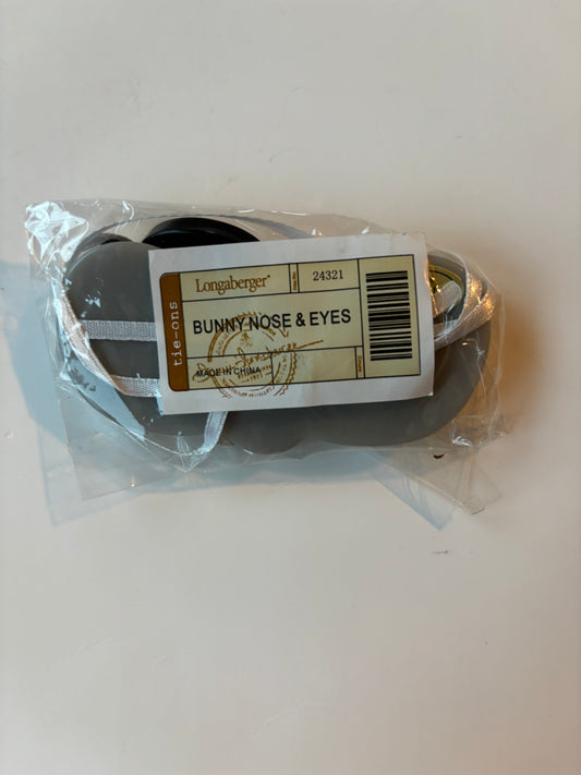Longaberger Bunny Nose, Eyes Tie On - NIB #24321