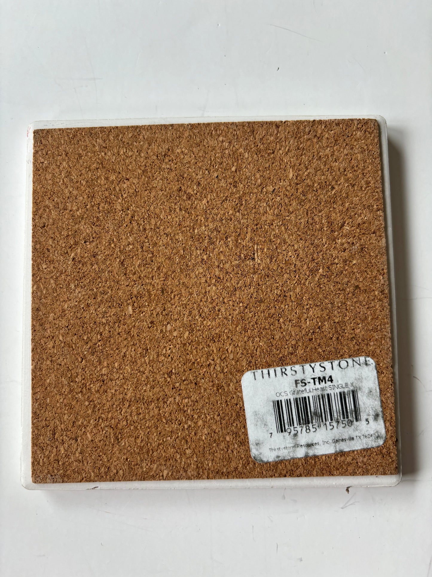 Thirstystone Stone Coaster - "Begin Each Day with a grateful heart"