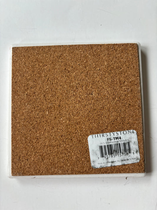 Thirstystone Stone Coaster - "Begin Each Day with a grateful heart"