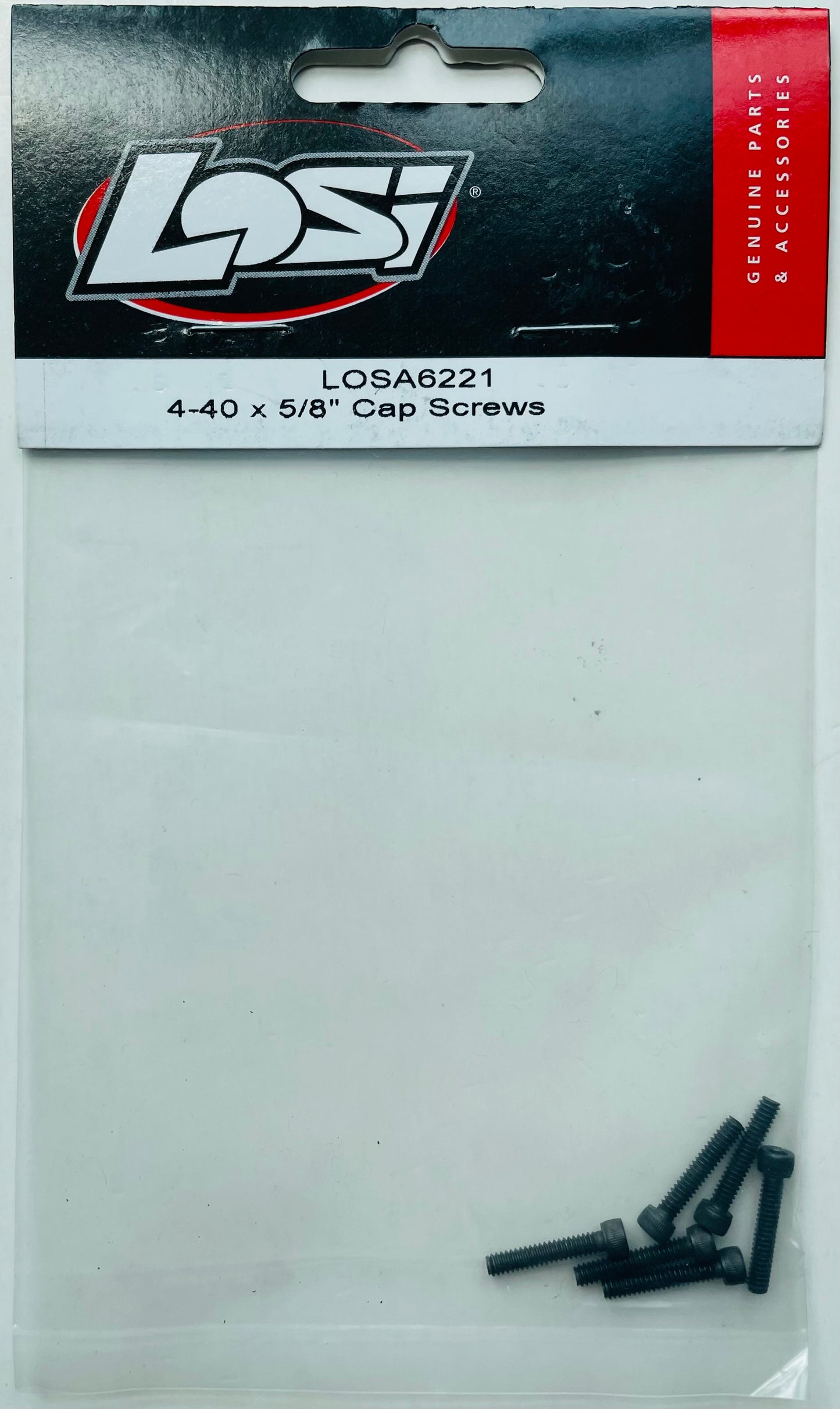 Losi 4-40 x 5/8" Cap Screws (6) LOSA6221