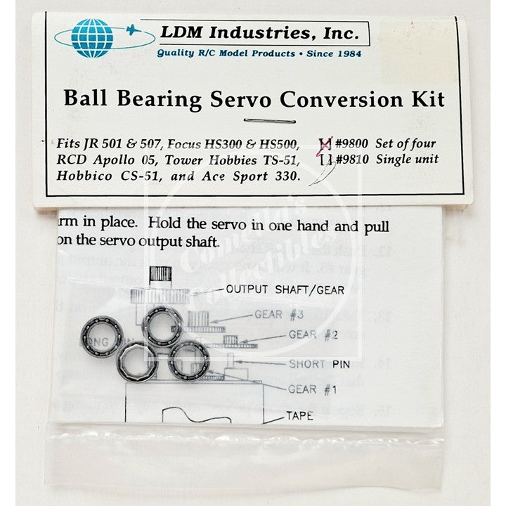 LDM Industries Sonic-Tronics Ball Bearing Servo Conversion Kit #9800