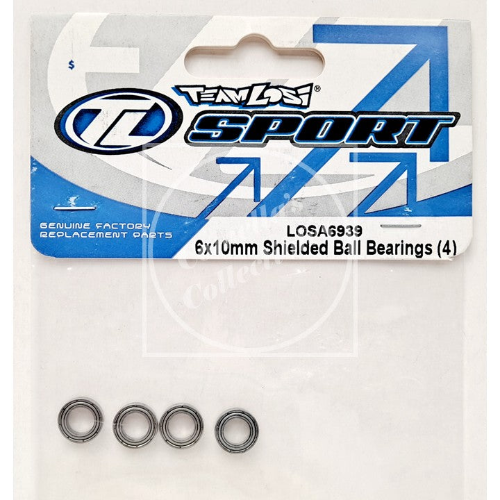 Team Losi 6 x 10mm Shielded Ball Bearing (4 pcs) LOSA6939