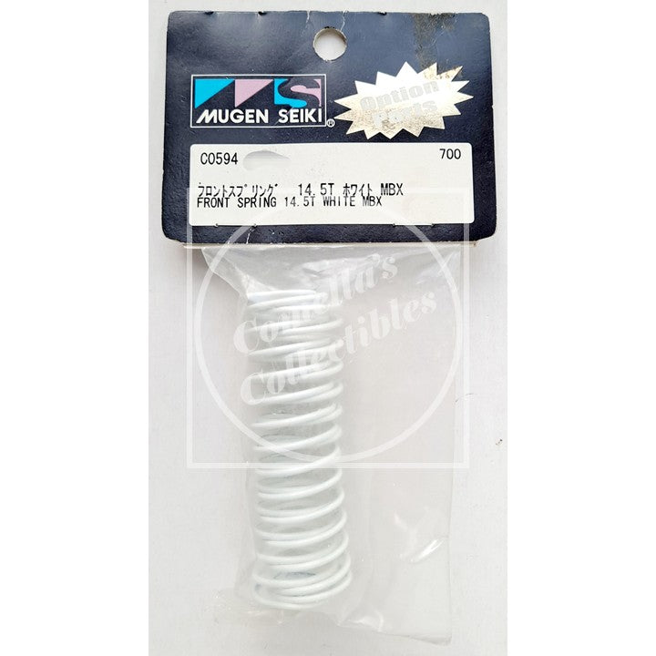 Mugen Seiki C0594 14.5T White Front Spring (2 pcs) for MBX