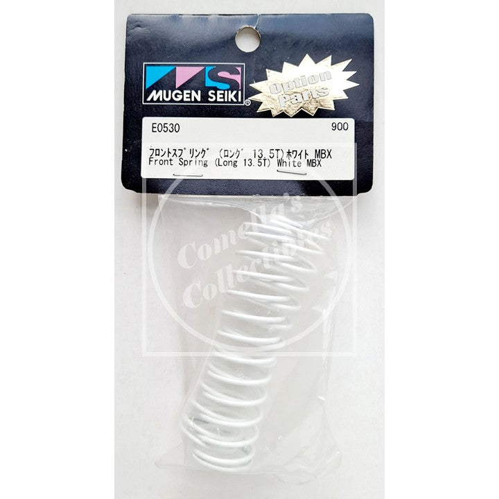Mugen Seiki E0530 Long 13.5T White Front Spring (2 pcs) for MBX