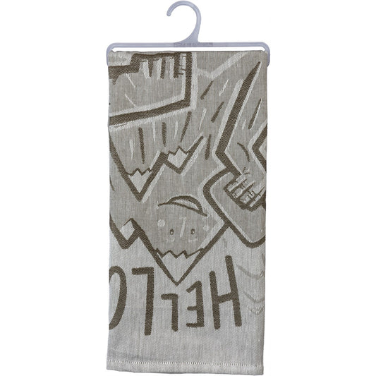 Primitives by Kathy "Mountains Are Calling I Must Go" Kitchen Towel