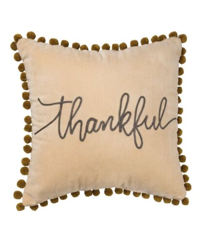 "Thankful" Throw Pillow