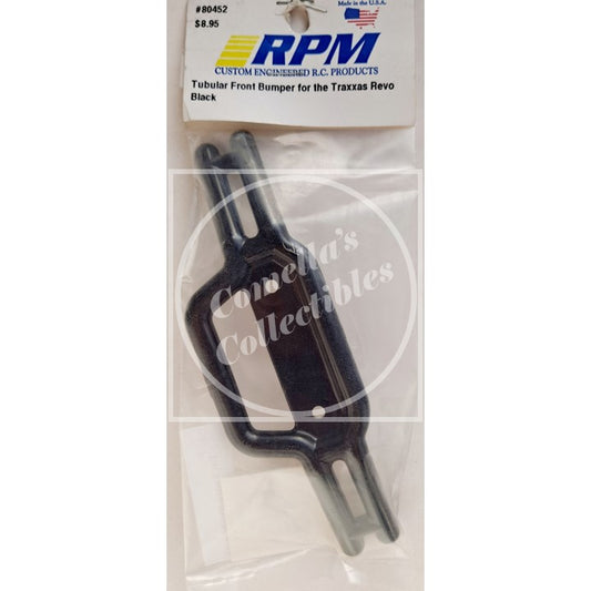RPM Black Tubular Front Bumper for Revo #80452