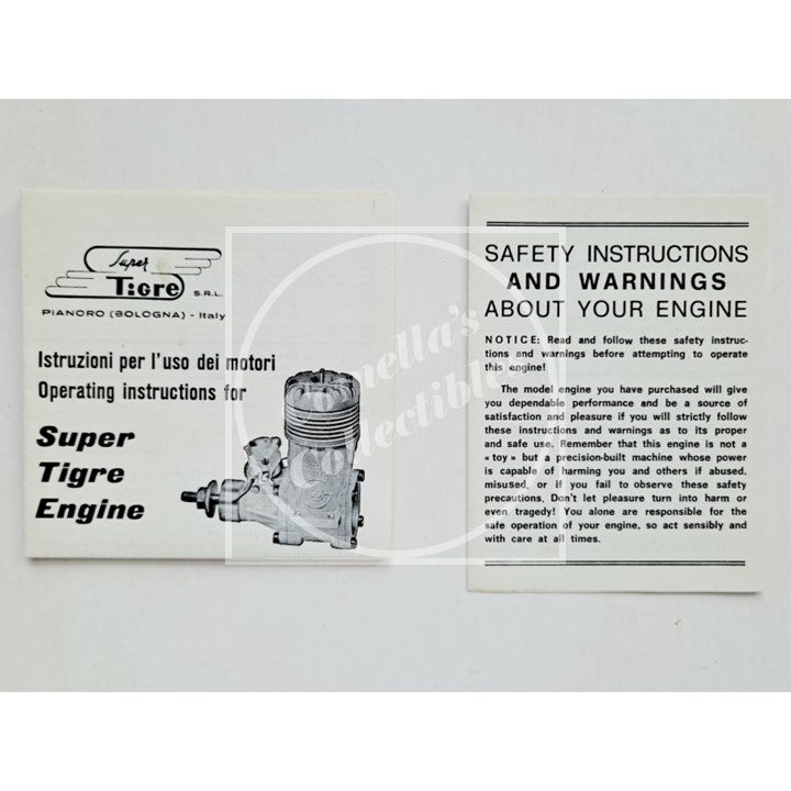 Vintage NOS NIB Super Tigre S-61 .61 RC Nitro Engine