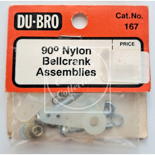 Du-Bro 90-Degree Nylon Bellcrank Assemblies #167