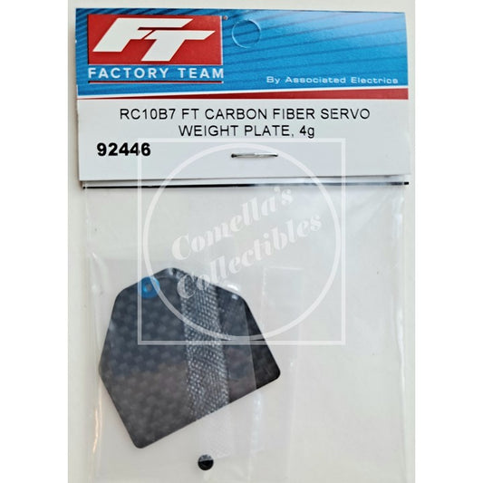 Factory Team Associated FT 4g Carbon Fiber Servo Weight Plate #92446