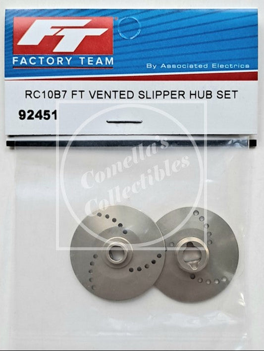 Factory Team Associated RC10B7 FT Vented Slipper Hub Set #92451