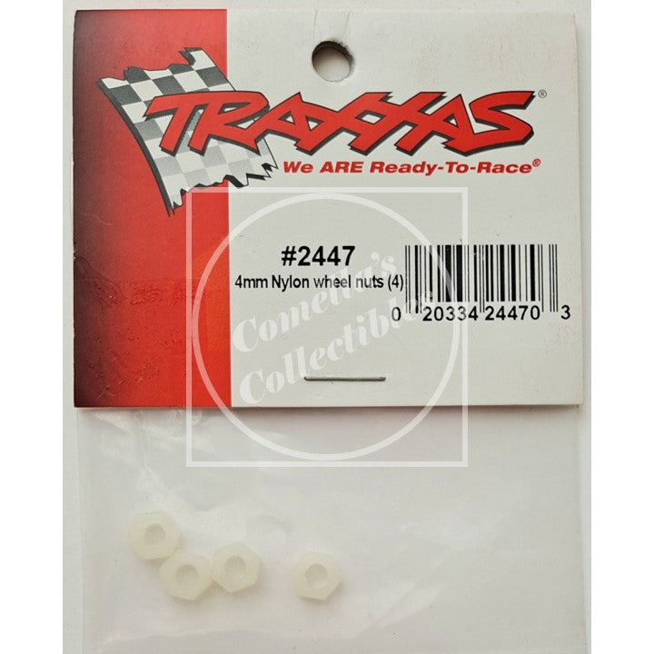 Traxxas 4mm Nylon Wheel Nuts (4 pcs) #2447