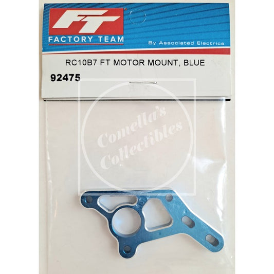 Factory Team Associated RC10B7 FT Blue Aluminum Motor Mount #92475